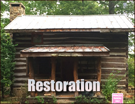 Historic Log Cabin Restoration  Kipton, Ohio